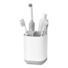 Lonček za zobne ščetke EASYSTORE, majhna, belo-siva, Joseph Joseph