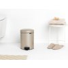 Koš za smeti s pedalom NEWICON, 5 l, šampanjec, Brabantia