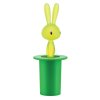 Držalo za zobotrebce MAGIC BUNNY, rumeno, Alessi