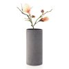 Vaza COLUNA L, 29 cm, temno siva, Polystone, Blomus