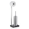 Stojalo za toaletni papir z WC ščetko, 65 cm, nerjaveče jeklo mat, Blomus