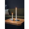 Svečnik za namizne sveče SQUARE CANDLE, set 4 kosov, nerjaveče jeklo, Höfats