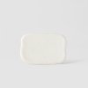 Krožnik za suši in sašimi SHELL WHITE WEAK, 16 x 11 cm, MIJ