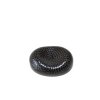 Podstavek za jedilne palčke FINE DOTS, črna glazura, porcelan, MIJ