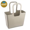 Nakupovalna torba TASCHE XL, organsko naravna siva, Koziol