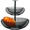 Etažer za pecivo MESH 30 cm, črna, Philippi