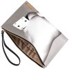 Toaletni žepek TOILETPAPER TWO OF SPADES, 28 x 20 cm, siva, Seletti