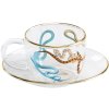 Skodelica za espresso s krožnikom TOILETPAPER SNAKES, 50 ml, Seletti