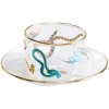 Skodelica za espresso s krožnikom TOILETPAPER SNAKES, 50 ml, Seletti