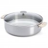 Ponev za sauté ALCHIMY LOQY, 28 cm, srebrna, iz nerjavečega jekla, de Buyer