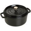 Lonček okrogel, črn O 28 cm Staub