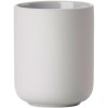 Lonček za zobne ščetke UME, 10 cm, svetlo siva, keramika, Zone Denmark