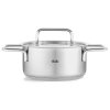 Visoka casserole kozica PURE, 16 cm, srebrna, iz nerjavečega jekla, Fissler