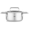 Visoka casserole kozica PURE, 16 cm, srebrna, iz nerjavečega jekla, Fissler