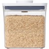 Kuhinjska posoda za shranjevanje POP GOOD GRIPS, 2,6 l, velika kvadratna, plastika, OXO