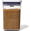 Kuhinjska posoda za shranjevanje POP GOOD GRIPS, 1,0 l, majhna kvadratna, plastična, OXO