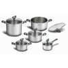 Set posode DAILY COOK G712SA55, set 10 kosov, srebrna, nerjaveče jeklo, Tefal