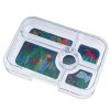 Škatla TAPAS XL 5, 1 l, svetlo zelena / džungle, plast, Yumbox