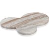 Dekorativni pladenj SKAGEN, 26 cm, rjava, marmor, Humdakin