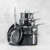 Set posode NANOBOND TITANIUM, set 6 kosov, nerjaveče jeklo, Hestan