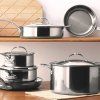 Set posode NANOBOND TITANIUM, set 6 kosov, nerjaveče jeklo, Hestan