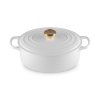 225153 kastrol signature 29 cm 4 7 l ovalny white litina le creuset