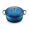 225054 kastrol signature 28 cm 6 7 l azure litina le creuset