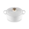 223278 kastrol signature 24 cm 4 2 l white litina le creuset