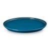 223590 jidelni talir coupe 27 cm deep teal kamenina le creuset