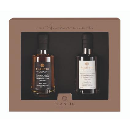 216677 darkova sada oil vinegar extra panensky olivovy olej balzamikovy ocet 2 x 100 ml plantin