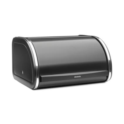 221759 chlebnik roll top 11 l matne cerna nerezova ocel brabantia