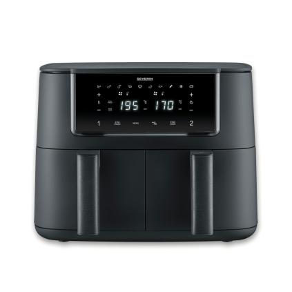 222450 horkovzdusna friteza fr 2463 2 x 4 l cerna severin