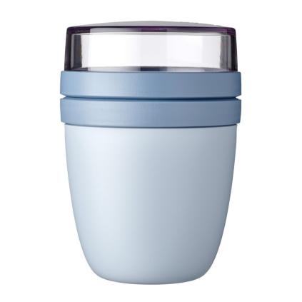 222386 obedovy box ellipse mini 300 120 ml severska modra plast mepal