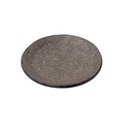 225447 dezertni talir earth 13 cm hneda keramika mij