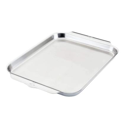 225627 plech na peceni ovenbond 38 x 30 cm stribrna nerezova ocel hestan