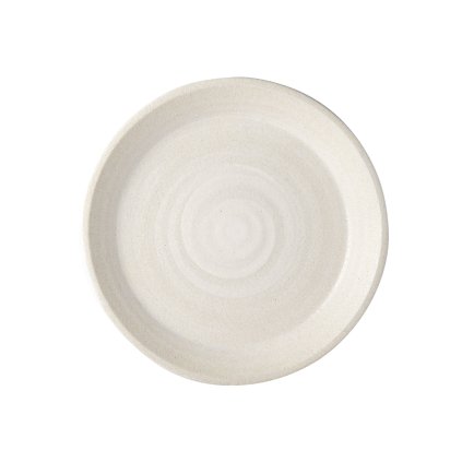 Plytký tanier s vysokým okrajom Recycled White Sand 27,5 cm