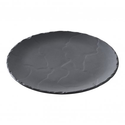 Jedálenský tanier BASALT 26 cm, bridlicový efekt, keramika, REVOL