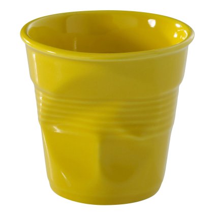 Téglik na espresso 8 cl žltá Seychely Froissés REVOL