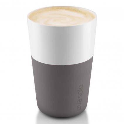 Termohrnčeky na café latte 360 ml 2 kusy sivé Eva Solo