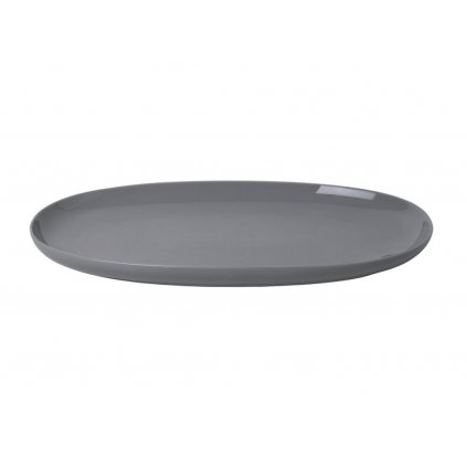 Servírovací oválny tanier RO Blomus veľký šedý