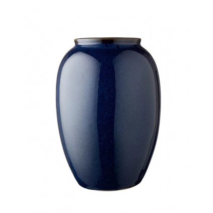 Váza 50 cm, modrá, kamenina, Bitz