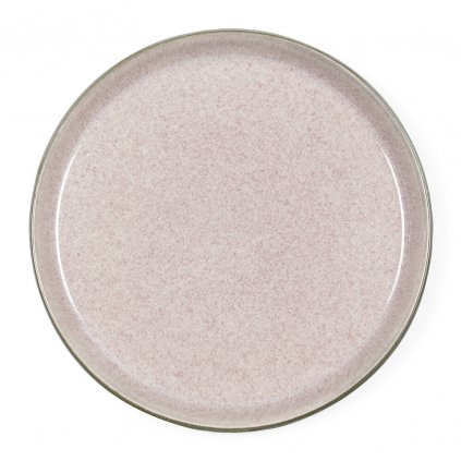 Dezertný tanier 21 cm, sivá/ružová, Bitz