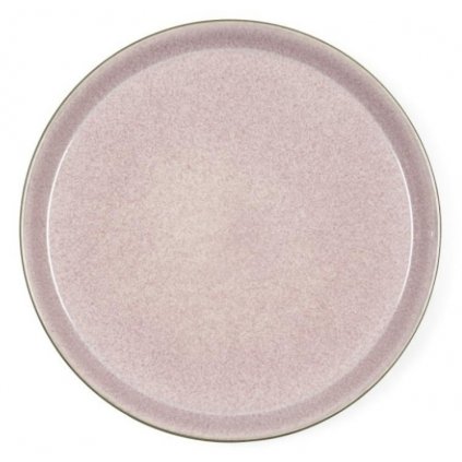 Jedálenský tanier 27 cm, sivá/ružová, Bitz