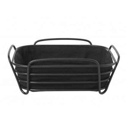 Košík na pečivo DELARA L, 26 cm, čierna, Blomus