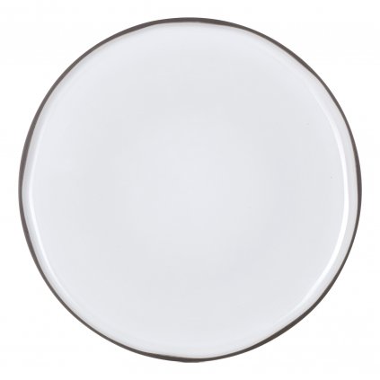 Servírovací tanier okrúhly biely White Cumulus CARACTERE REVOL