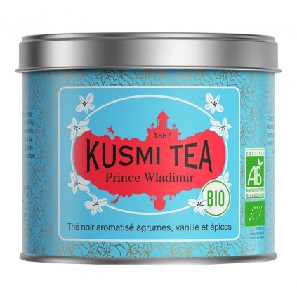 Čierny čaj PRINCE VLADIMIR, plechovka sypaného čaju 100 g, Kusmi Tea