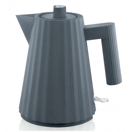 Rýchlovarná kanvica PLISSE 1,7 l, sivá, Alessi