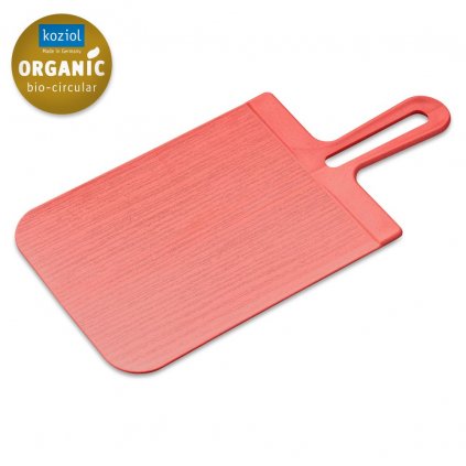 Krájacia doska SNAP 33 x 16,5 cm, skladacia, koralová farba, plast, Koziol