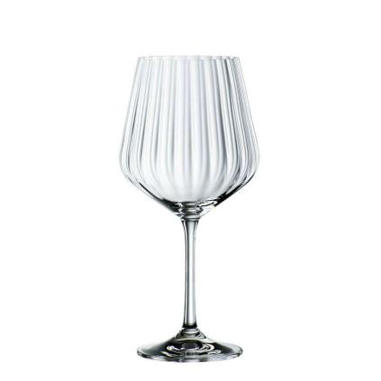 pohár na gin & tonic TASTES GOOD so slamkou na pitie, sada 4 ks, 640 ml, Nachtmann