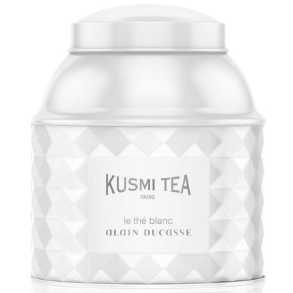 Biely čaj ALAIN DUCASSE, plechovka sypaného čaju 120 g, Kusmi Tea